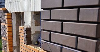 Фасады домов из кирпича в Кизилюрте: качественная кладка от 1162 рублей