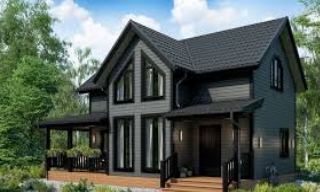 Проекты каркасных домов с террасой от 3697 рублей | Строй-Кзт