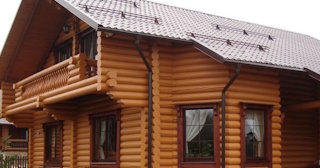 Строительство дома из оцилиндрованного бревна в Кизилюрте - от 137293 рублей
